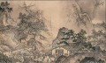 paysage de quatre saisons printemps 1486 Sessho Toyo japonais